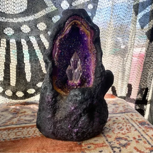 Earthbound Trading Co Crystal Cave Incense Burner